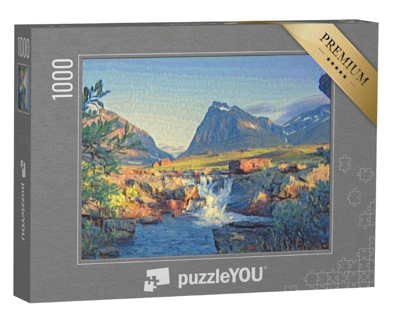 Puzzle 1000 Teile „im Stil von Paul-Cezanne - Tuolpagorni - Puzzle-Kollektion Künstler & Gemälde“