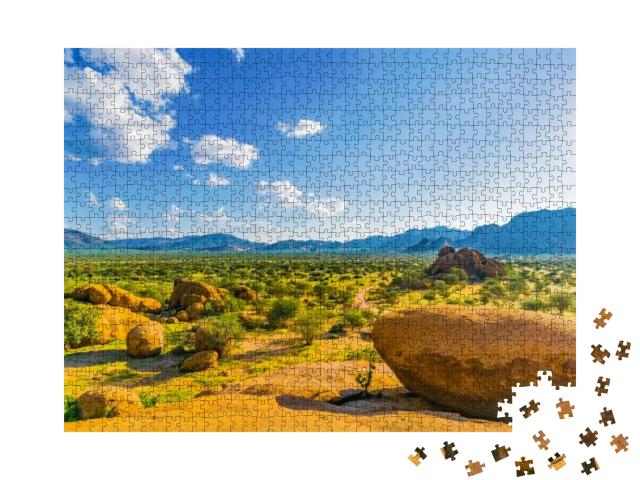 Puzzle 1000 Teile „Erongo-Gebirge in Namibia“