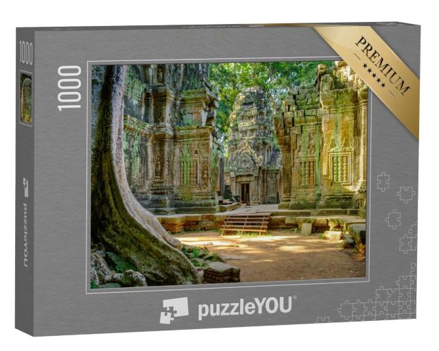 Puzzle 1000 Teile „Ta Prohm-Tempel, Teil des Angkor Wat, Kambodscha “