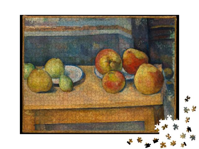 Puzzle 1000 Teile „Paul Cézanne - Stilleben mit Äpfeln und Birnen“