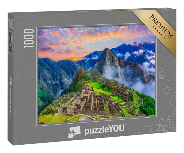 Puzzle 1000 Teile „Machu Picchu, Cusco, Peru: verlorene Stadt der Inka“