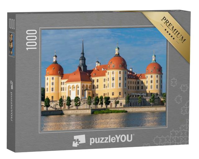 Puzzle 1000 Teile „Barockschloss Moritzburg in der Nähe von Dresden, Sachsen“