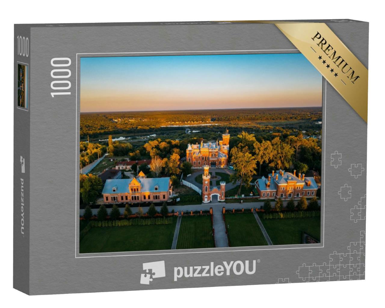 Puzzle 1000 Teile „Schloss der Prinzessin von Oldenburg, Woronesch, Russland“