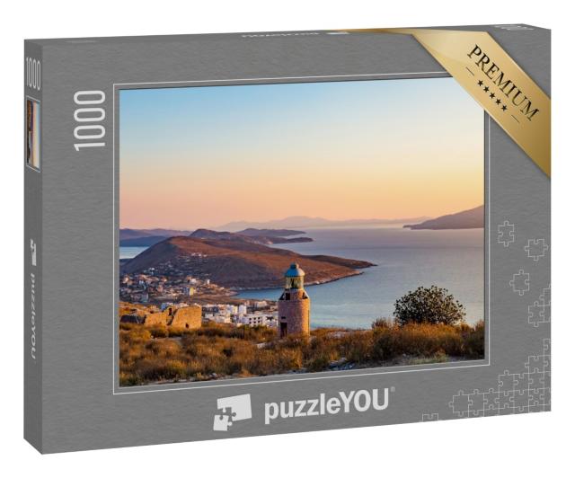 Puzzle 1000 Teile „Wunderschöner Sonnenuntergang am Ionischen Meer, Saranda, Albanien“