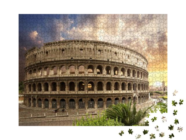 Puzzle 1000 Teile „Kolosseum in Rom, Italien“