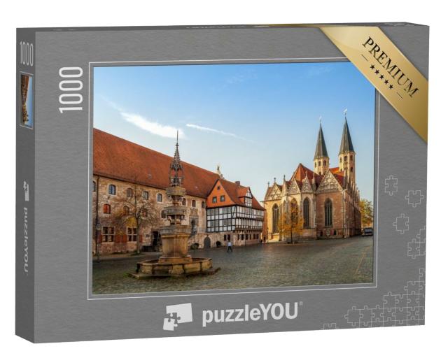 Puzzle 1000 Teile „Markt von Braunschweig in Deutschland“