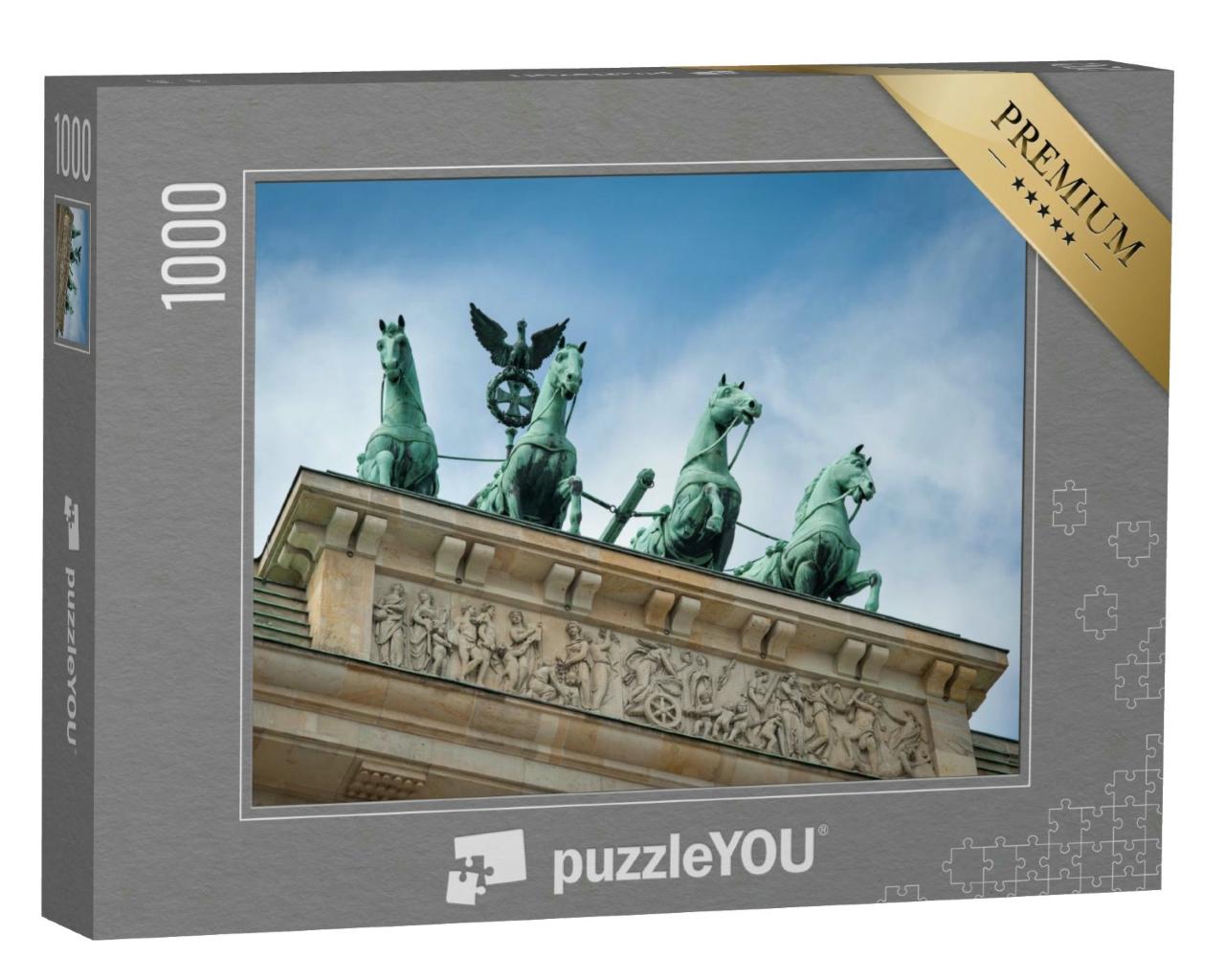 Puzzle 1000 Teile „Detailaufnahme des Brandenburger Tors, Berlin “
