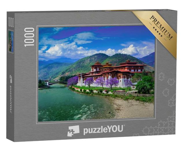 Puzzle 1000 Teile „Der Punakha Dzong in Punakha, Bhutan“