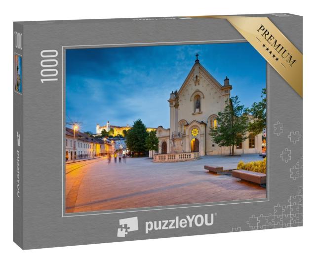 Puzzle 1000 Teile „Malerische Altstadt von Bratislava, Slowakei“