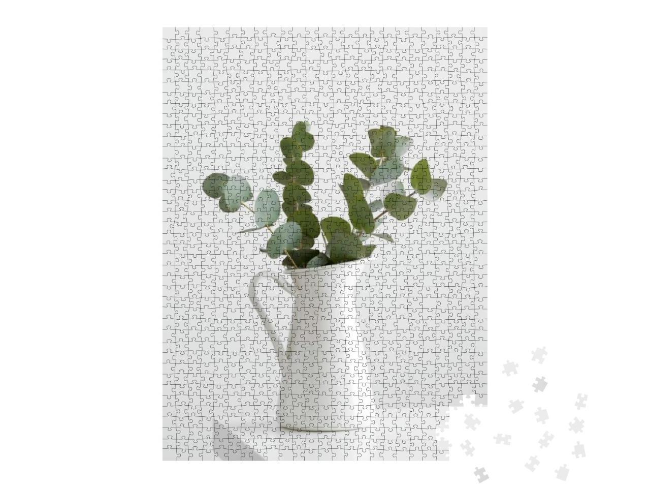 Puzzle 1000 Teile „Eukalyptuszweige in einer Vase “