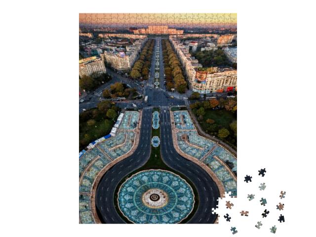 Puzzle 1000 Teile „Bukarest, Hauptstadt von Rumänien“