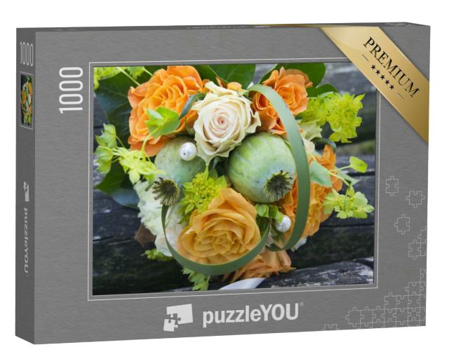 Puzzle 1000 Teile „Ein Brautstrauß“