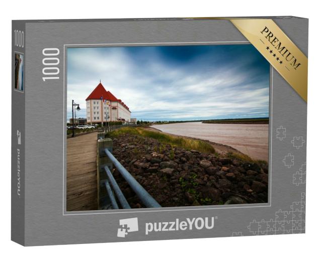 Puzzle 1000 Teile „Die Flussküste in der Stadt Moncton, Kanada“