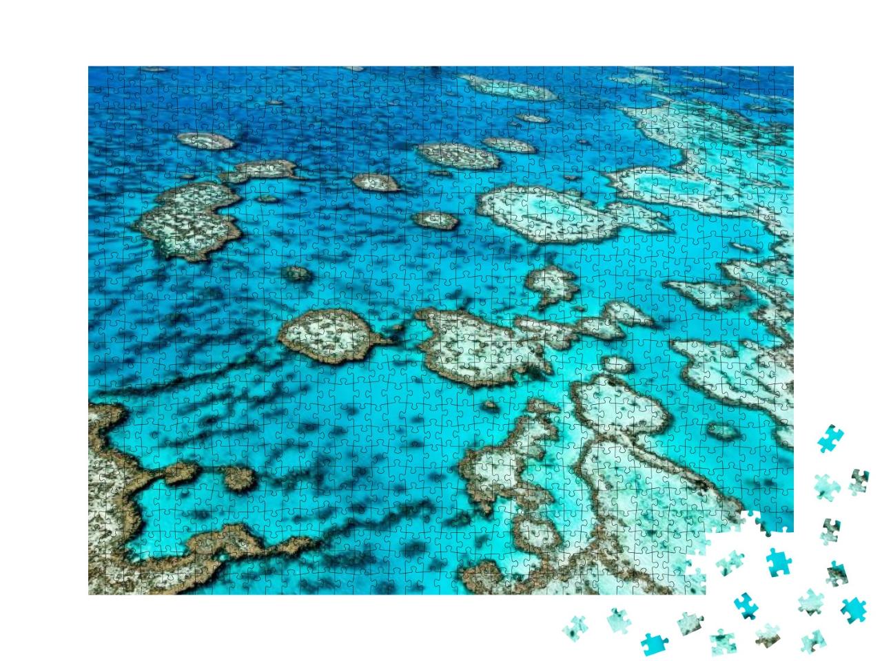Puzzle 1000 Teile „Das Great Barrier Reef in Queensland, Australien“