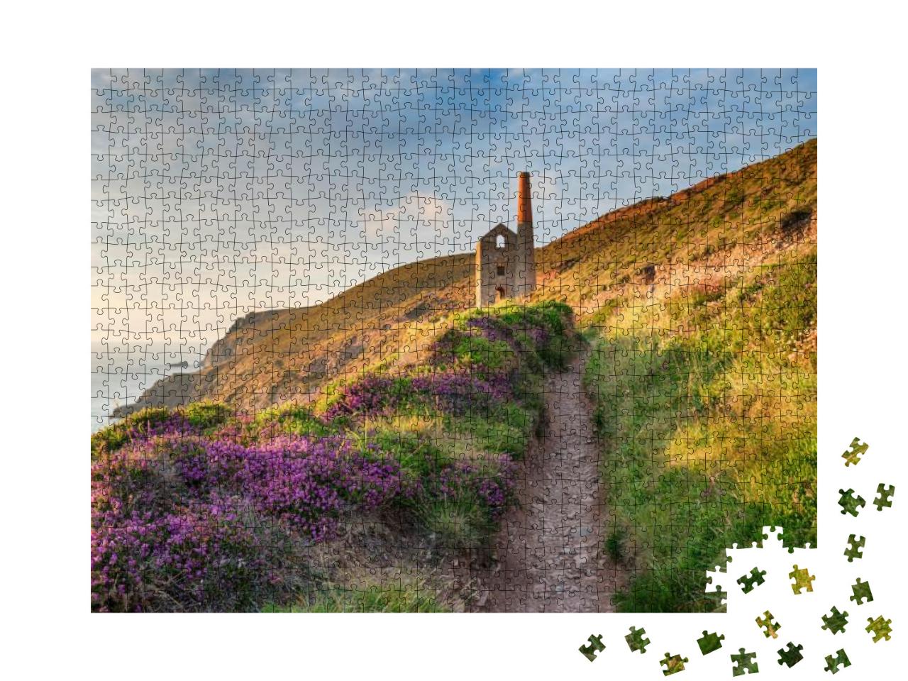 Puzzle 1000 Teile „South West Coast Path an der Küste Cornwalls“