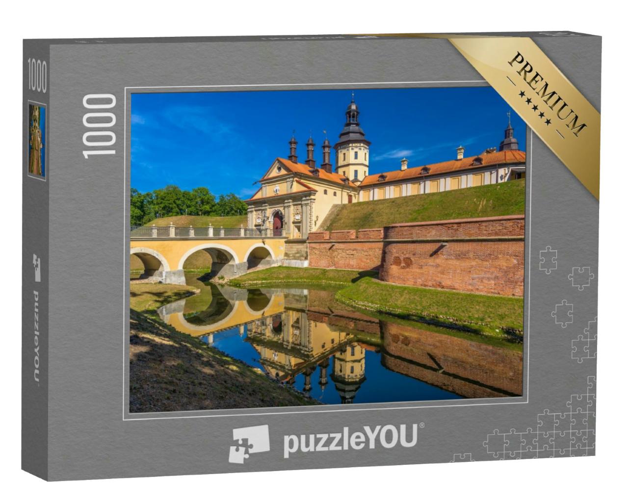 Puzzle 1000 Teile „Schlosskomplex Nesvizh in Belarus“