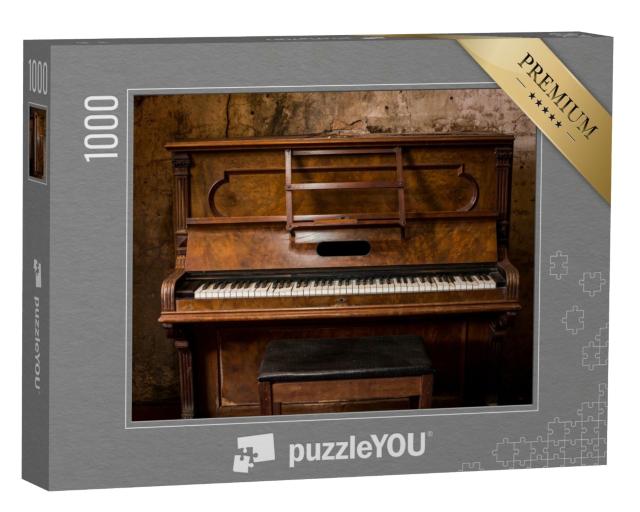 Puzzle 1000 Teile „Wunderschönes altes Klavier“