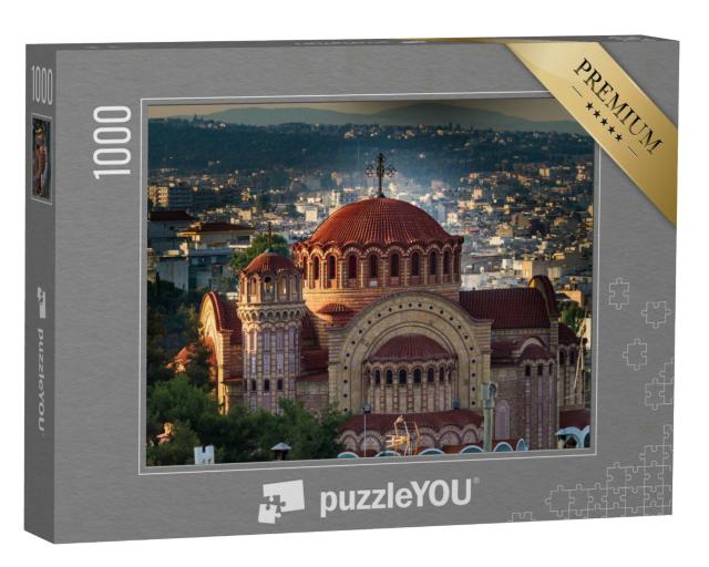 Puzzle 1000 Teile „St. Paul Kirche Agios Pavlos, Thessaloniki, Griechenland“