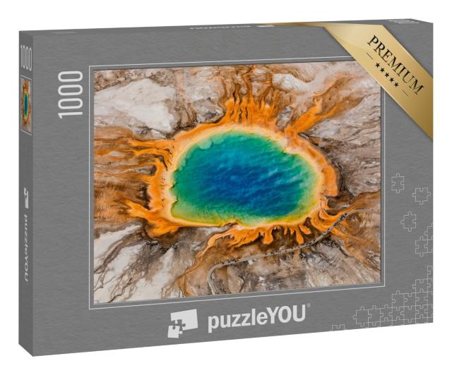 Puzzle 1000 Teile „Grand Prismatic Spring im Yellowstone National Park“