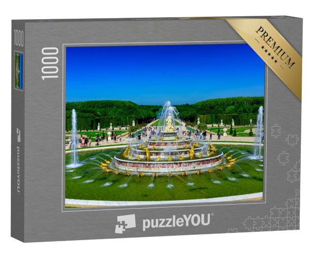 Puzzle 1000 Teile „Der Latona-Brunnen im Garten von Versailles, Frankreich“