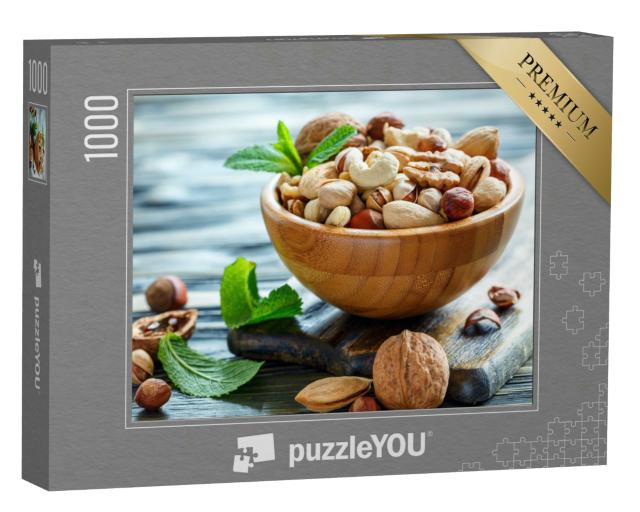 Puzzle 1000 Teile „Gemischte Nüsse“