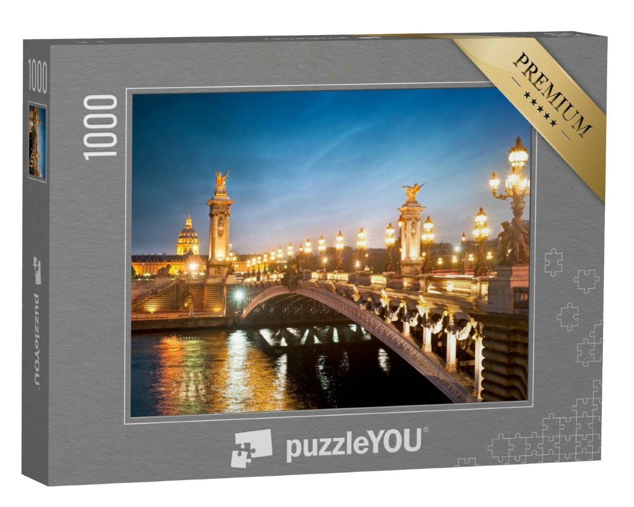 Puzzle 1000 Teile „Eine Brücke in Paris“