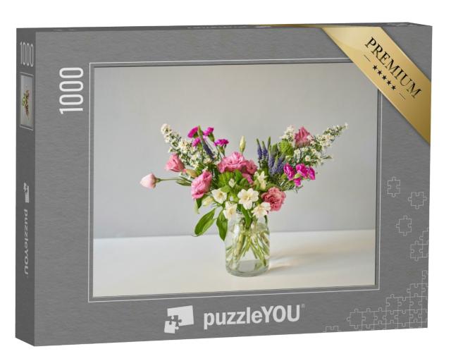 Puzzle 1000 Teile „Ein bunter Blumenstrauß“