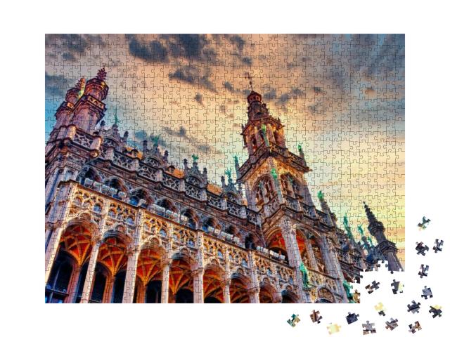Puzzle 1000 Teile „Museum der Stadt Brüssel, Belgien“