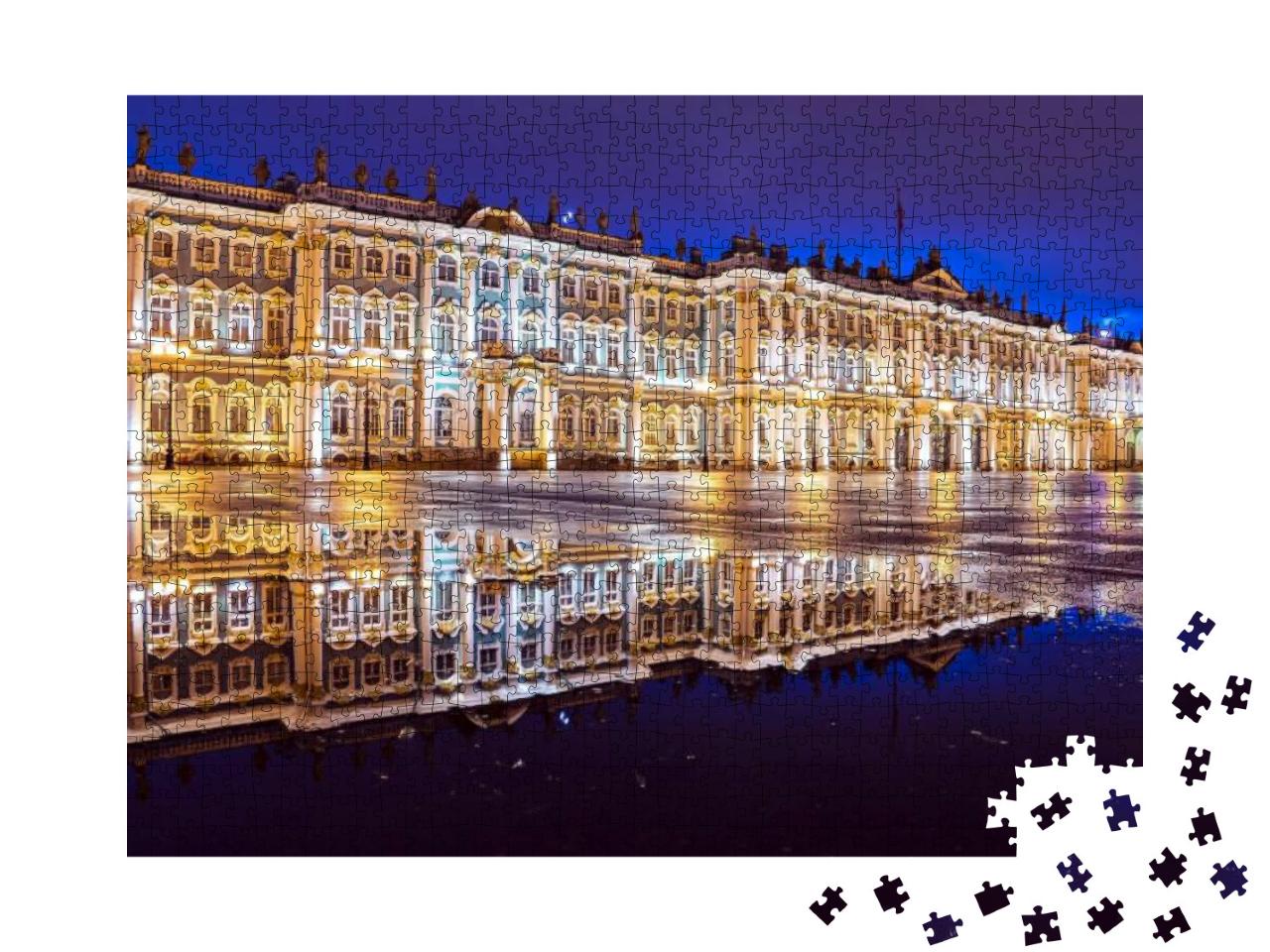 Puzzle 1000 Teile „Eremitage am Schlossplatz, St. Petersburg“