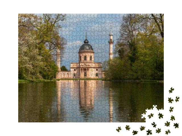 Puzzle 1000 Teile „Moschee im Schwetzinger Schlossgarten, Baden-Württemberg“