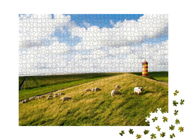 Puzzle 1000 Teile „Pilsumer Leuchtturm“