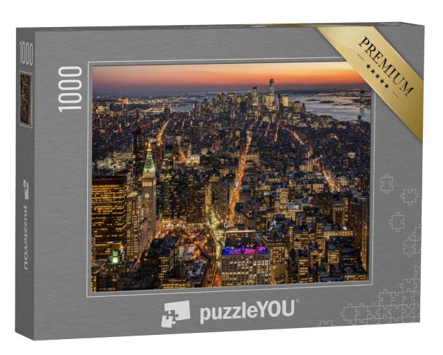 Puzzle 1000 Teile „Skyline-Ansicht von Manhattan“