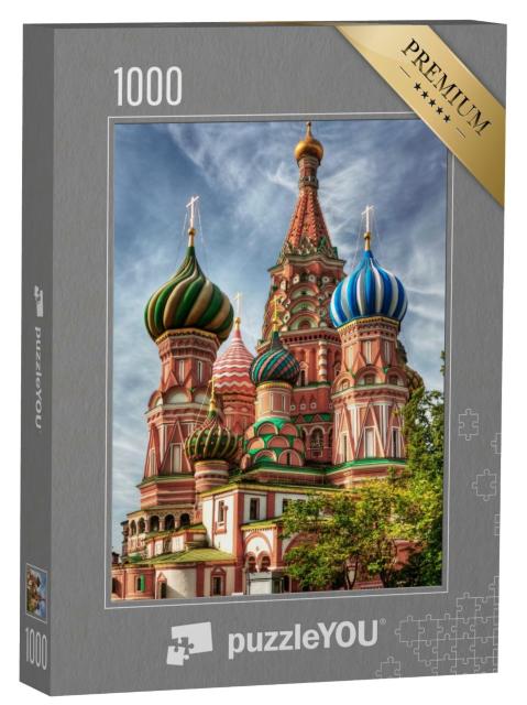 Puzzle 1000 Teile „Basiliuskathedrale Moskau“