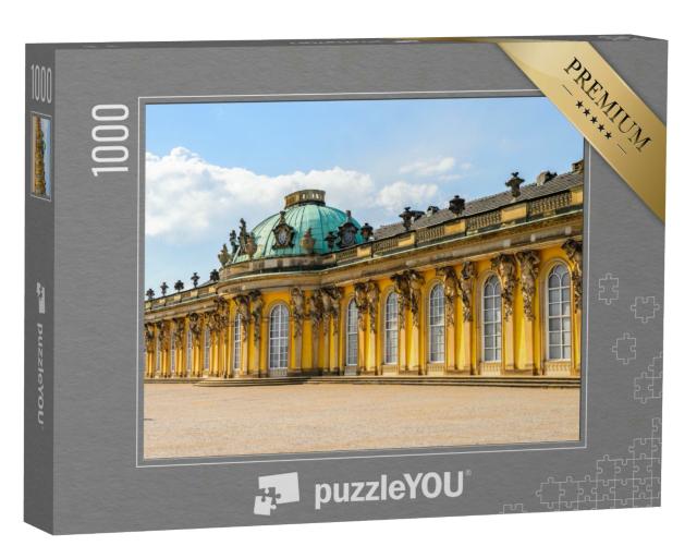 Puzzle 1000 Teile „Schloss Sanssouci, Sommerresidenz Friedrichs des Großen, Potsdam“