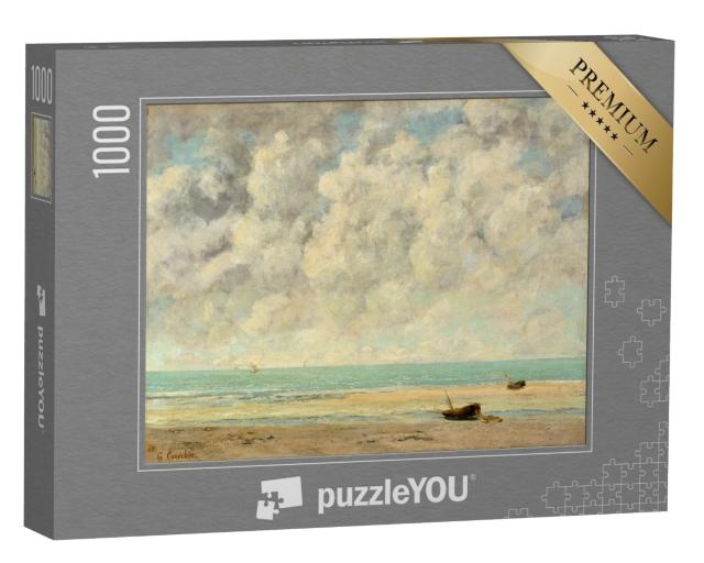 Puzzle 1000 Teile „Gustave Courbet - Das ruhige Meer“