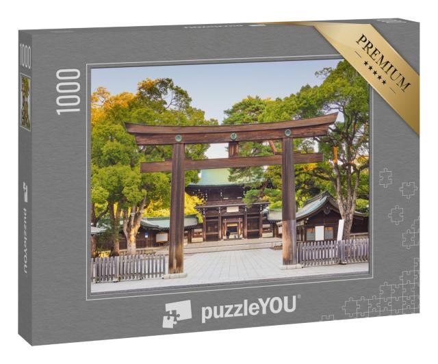 Puzzle 1000 Teile „Meiji-Schrein in Tokio, Japan“