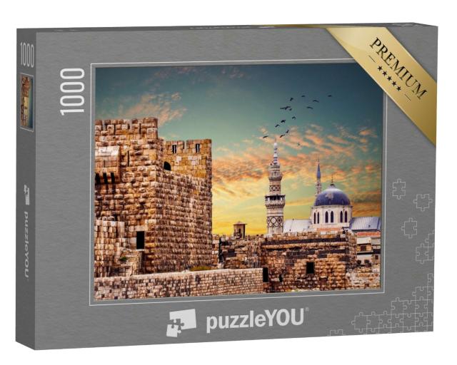 Puzzle 1000 Teile „Große Umayyaden-Moschee in Damaskus, Syrien“