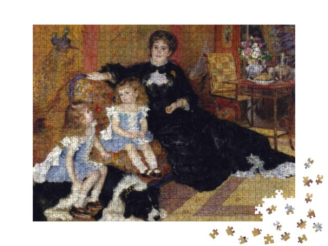 Puzzle 1000 Teile „Madame Georges Charpentier und ihre Kinder, Auguste Renoir 1878“