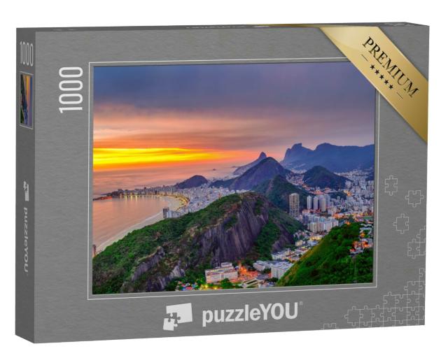 Puzzle 1000 Teile „Copacabana und Botafogo, Rio de Janeiro“