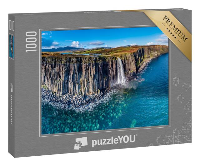 Puzzle 1000 Teile „Kilt Rock Wasserfall, Isle of Skye, Schottland“