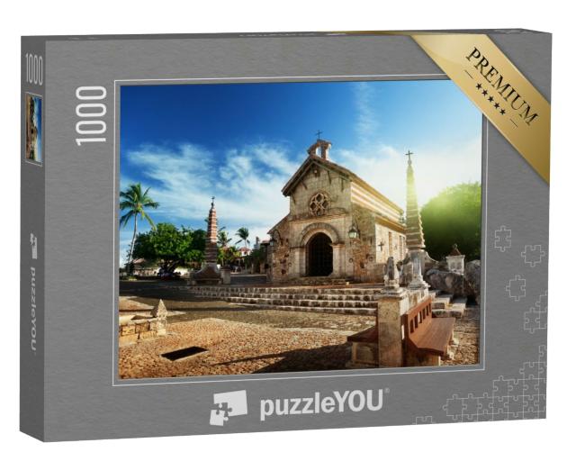 Puzzle 1000 Teile „Dorf Altos de Chavon, Dominikanische Republik“