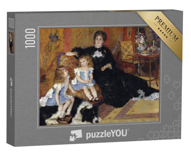 Puzzle 1000 Teile „Madame Georges Charpentier und ihre Kinder, Auguste Renoir 1878“