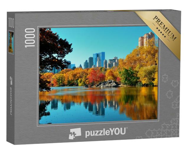 Puzzle 1000 Teile „Herbstlicher Central Park, Manhattan, New York City“