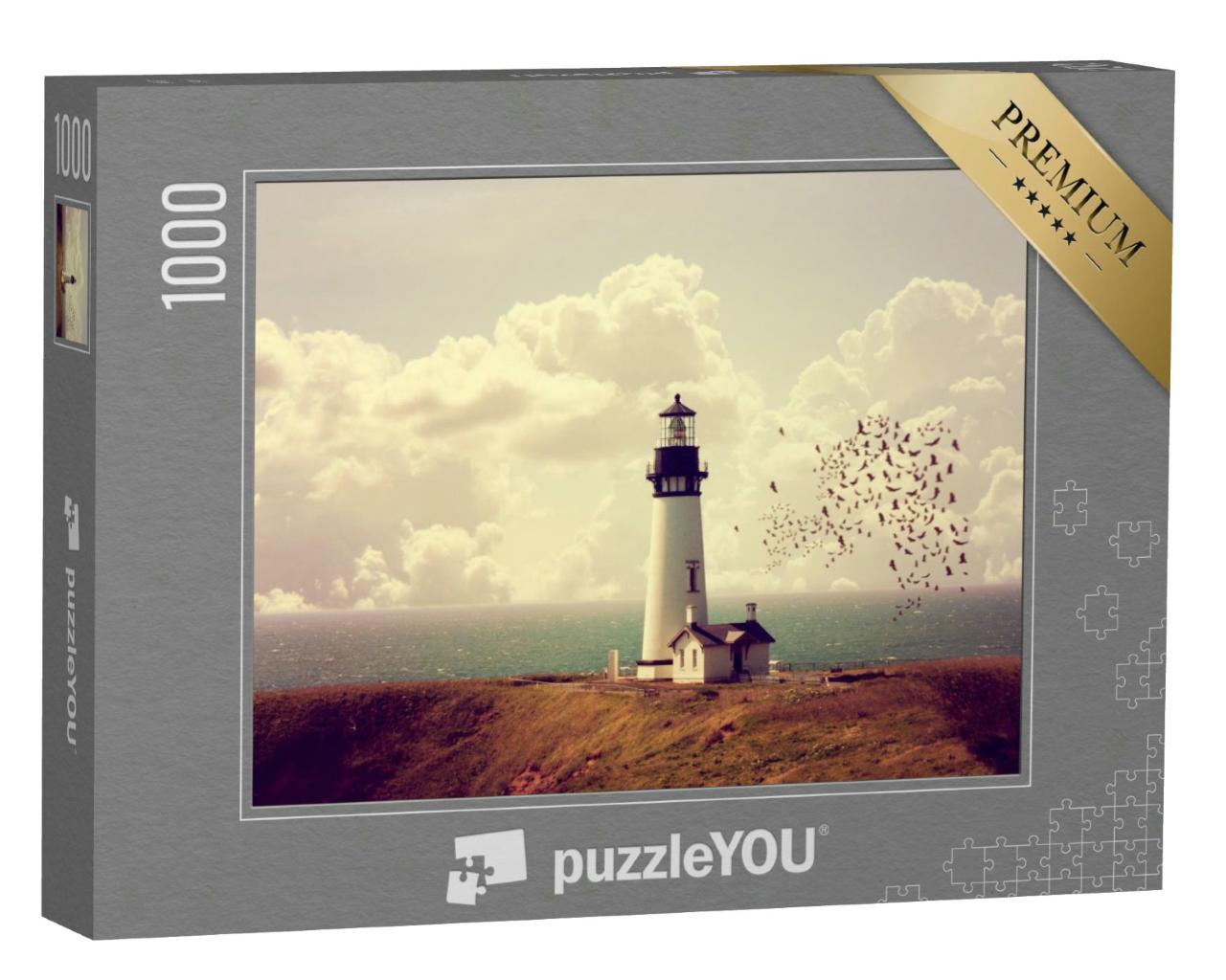 Puzzle 1000 Teile „Der Leuchtturm am Meer“