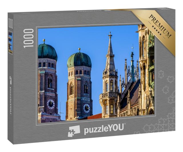 Puzzle 1000 Teile „Liebfrauenkirche: Münchner Dom, Deutschland“