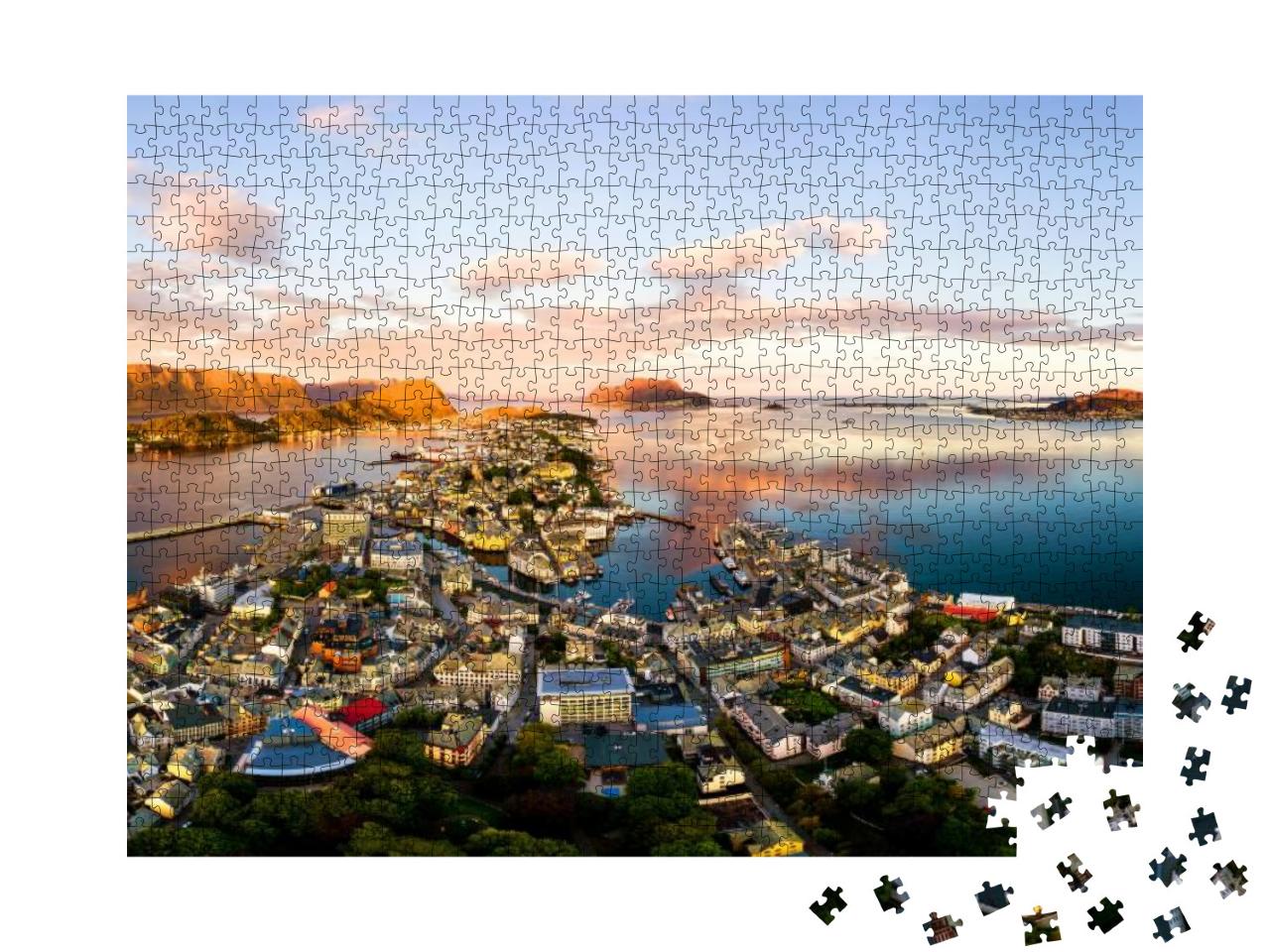 Puzzle 1000 Teile „Alesund, Norwegen“