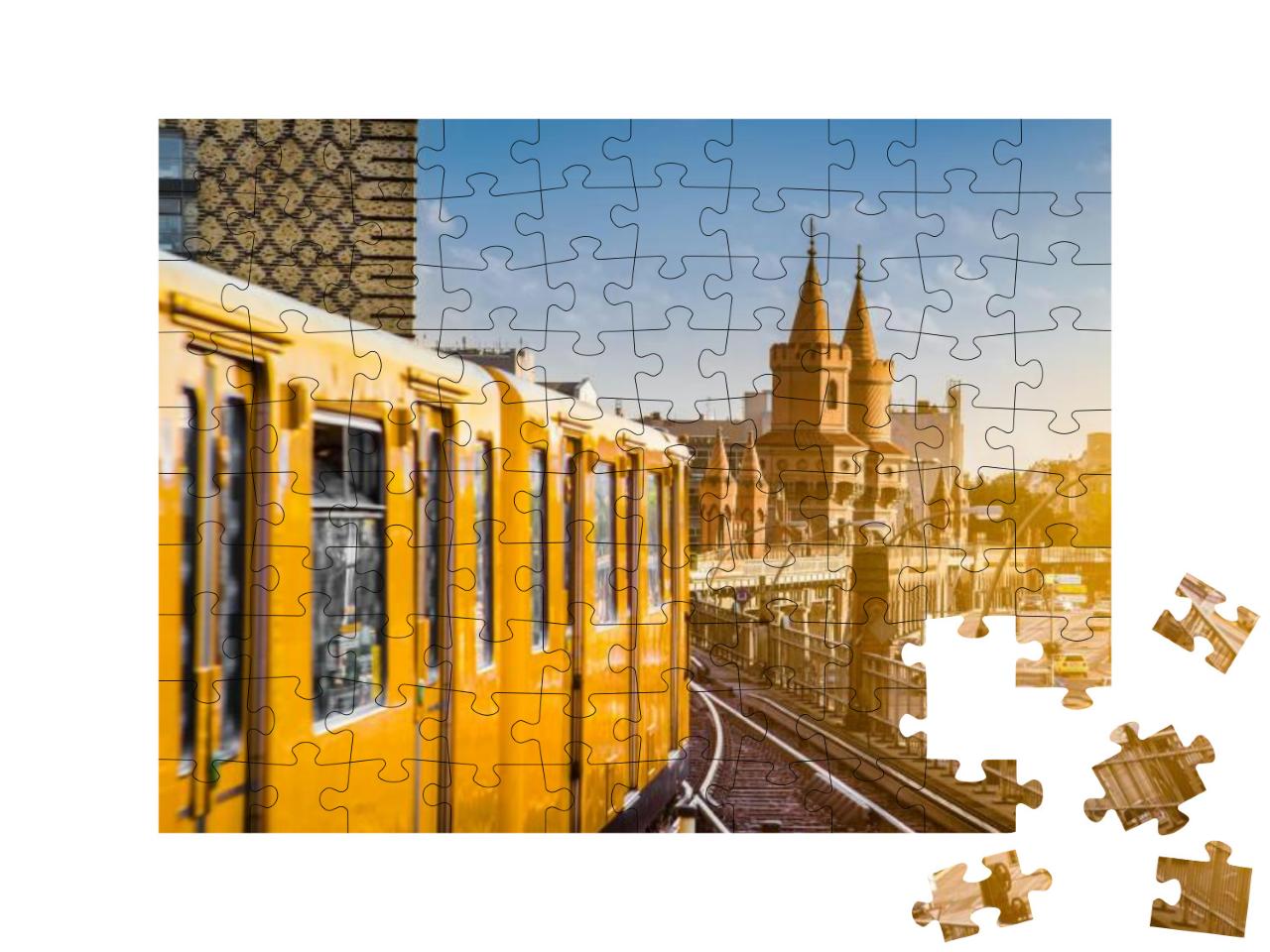 Puzzle 100 Teile „Die Berliner durch Friedrichshain-Kreuzberg“