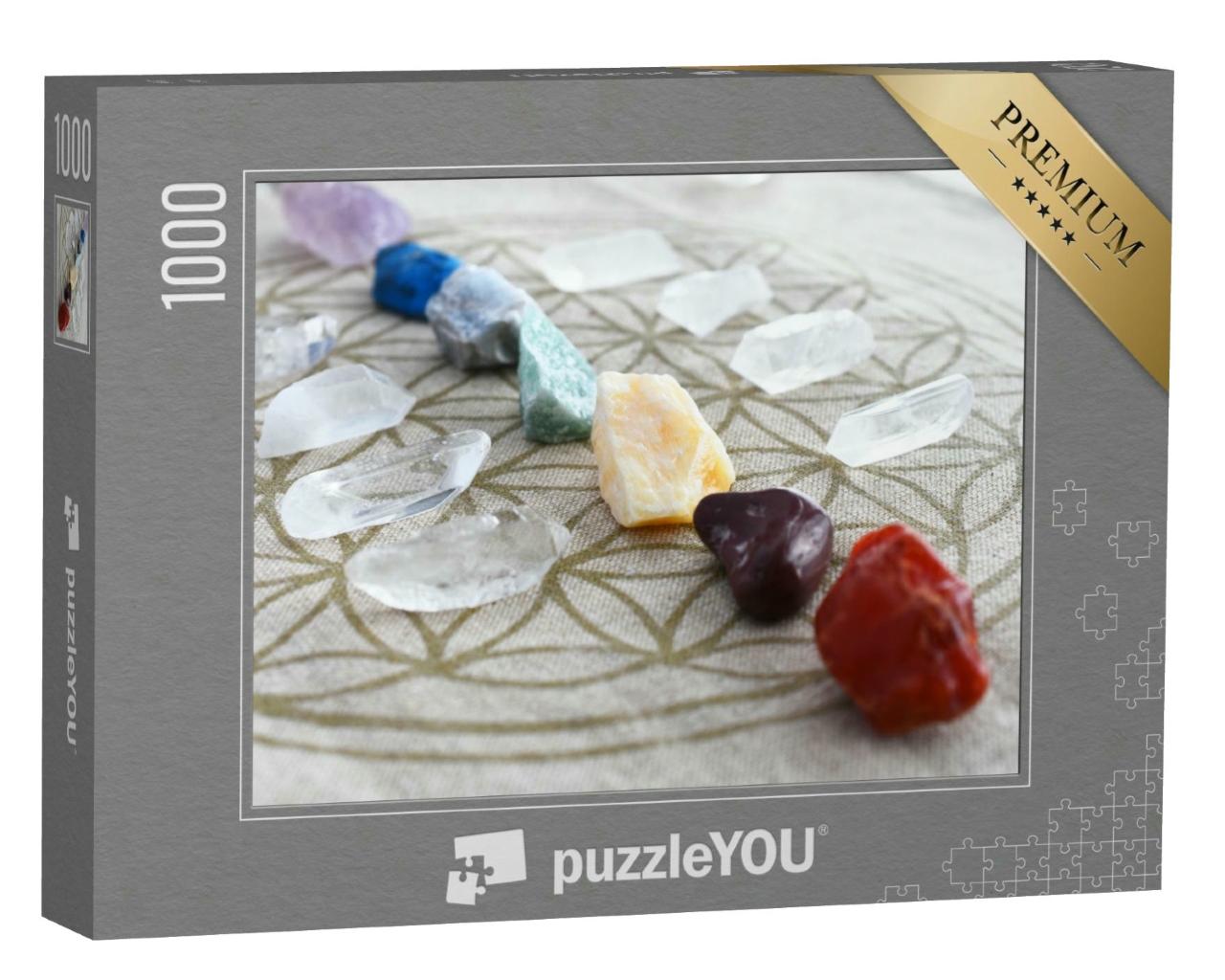 Puzzle 1000 Teile „Chakra-Ausgleichskristalle“