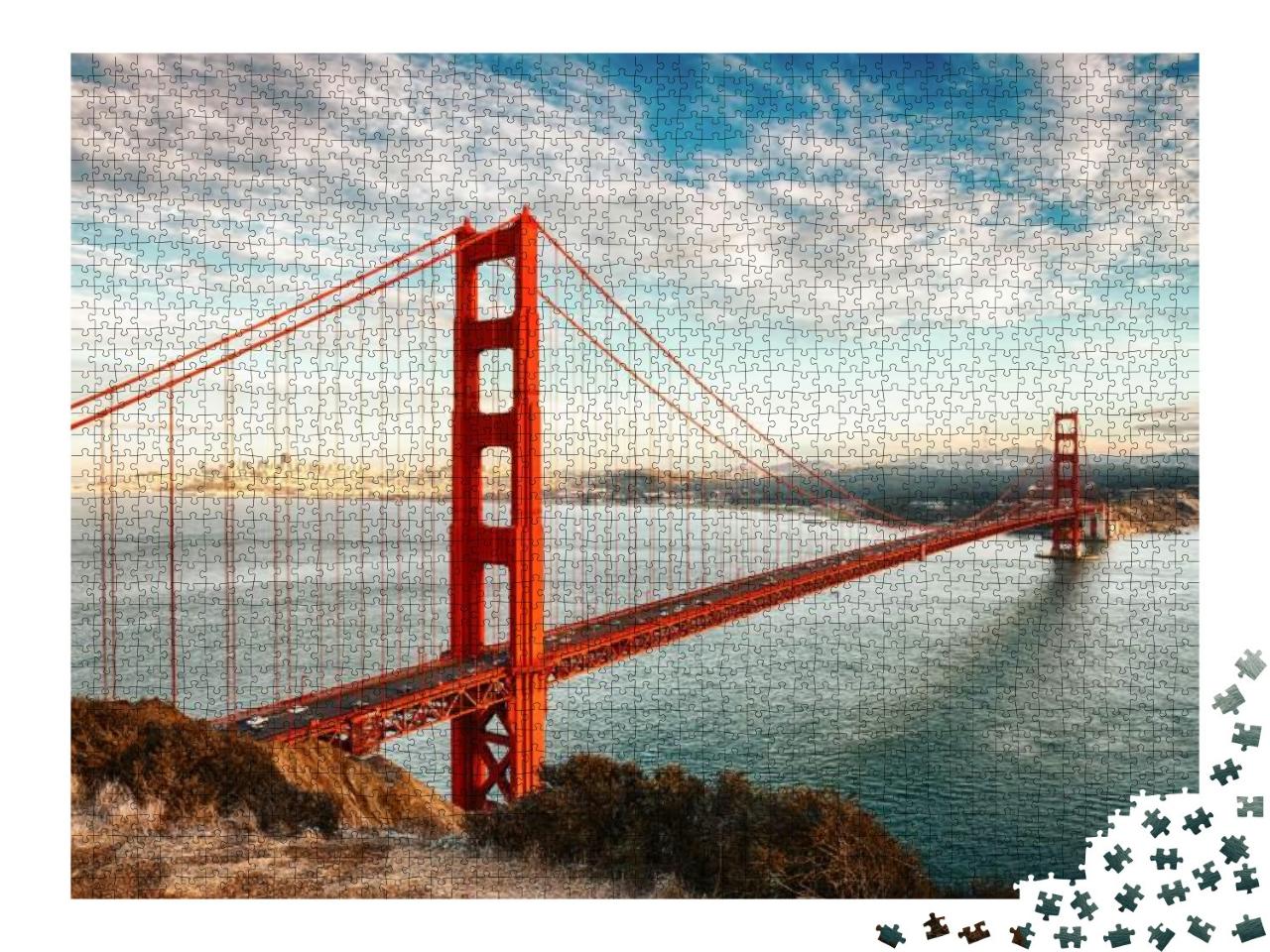 Puzzle 2000 Teile „Golden Gate Bridge, San Francisco, USA“