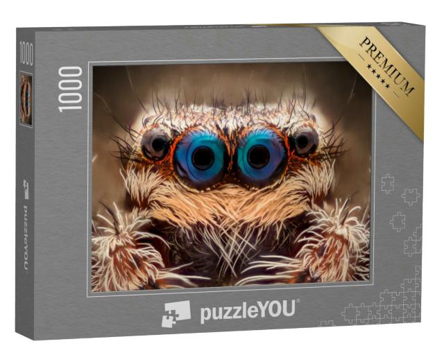 Puzzle 1000 Teile „Makrofotografie: Eine Vogelspinne“